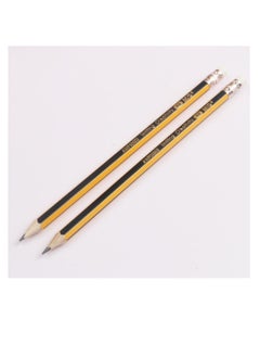AIWANTO Aiwanto 3Packs Graphite Pencil Without Rubber Pencils For School Office And Home  (Yellow)  - Image 2