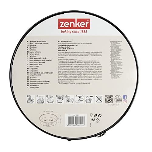 Zenker Non-Stick Carbon Steel Springform Pan, 9-Inch - Image 5