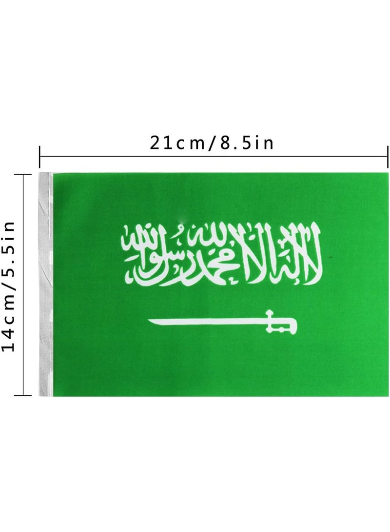 Saudi Arabia Flag Saudi Arabian Flag,32Feet/30Pcs National Country World Pennant Flags Banner,Party Decorations Supplies for,Garden,Indoor and Outdoor Flags,Festival - Image 2
