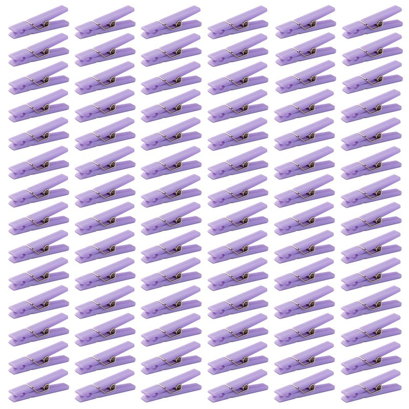 48PCS Clothes Pins Baby Shower Clothespin Favors Pink Girl Blue Boy Party Game Purple ClothespinPurple