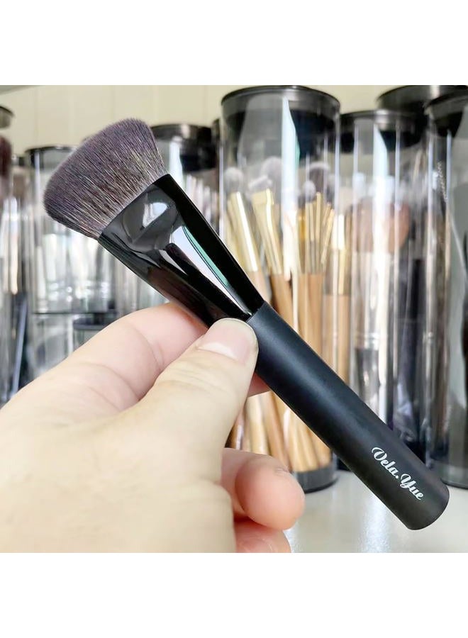 vela yue Flat Contour Brush Face Sculpting Contouring Foundation Makeup Brush - Image 2