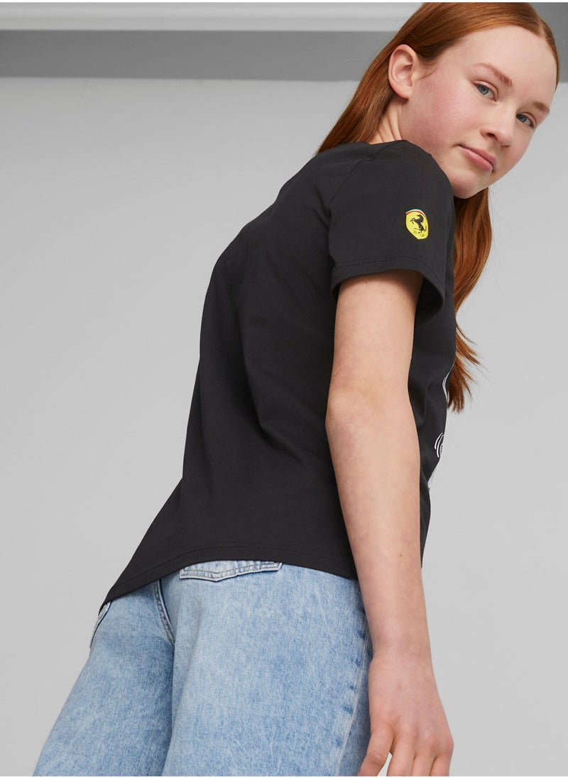 PUMA Scuderia Ferrari Youth Kids Race T-Shirt  - Image 4