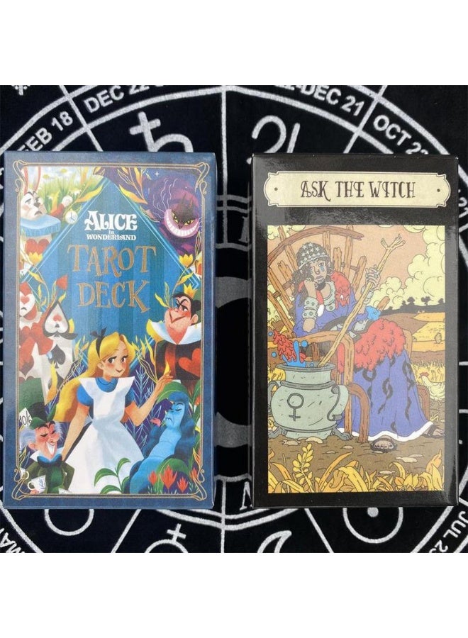 NIBEMINENT 78 Witch Tarot Cards Tarot Card Set Card Set for Divination Card Game for Fun Gatherings Tarot Cards (Suitable for All Skill Levels) Party Game - Image 5