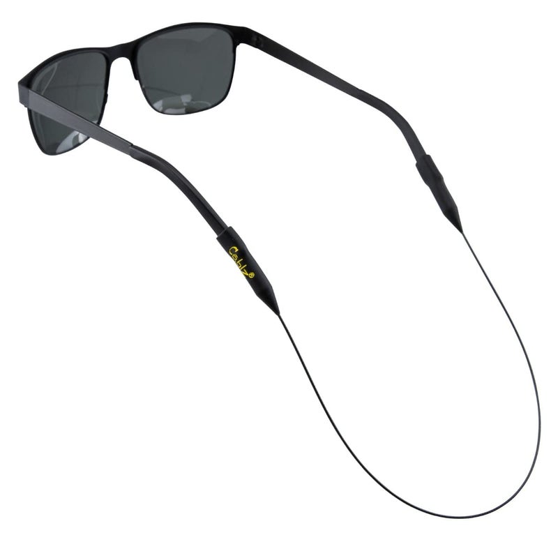 Cablz Original Eyewear Retainer Stainless Cable Eyewear Retainer Strap Black 12 Inch