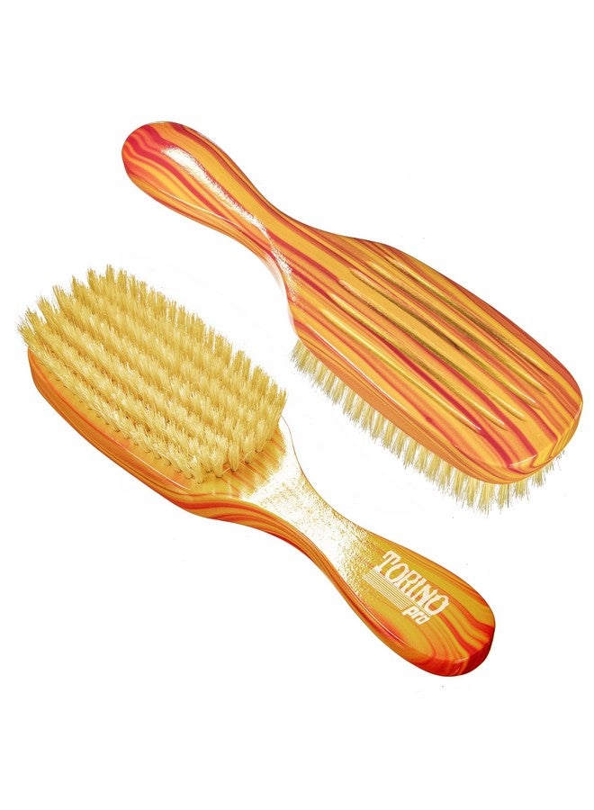 TORINO PRO WAVE BRUSHES BY BRUSH KING Torino Pro Wave Brush 87897 Row Soft Bristles 100% Pure Boar Bristles Great Workhorse For Laying Down Your 360 Waves - Image 2