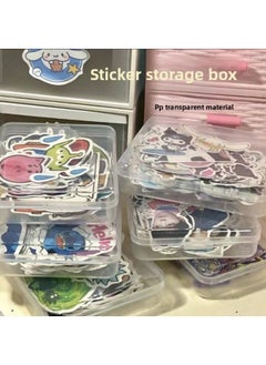 100 Cartoon Gundam Mecha Stickers IPad Laptop Mobile Phone Case Diy Hand Account Stickers Waterproof And Cheap-Color:Only 1 Sticker Storage Box Left For The Event [no Stickers]