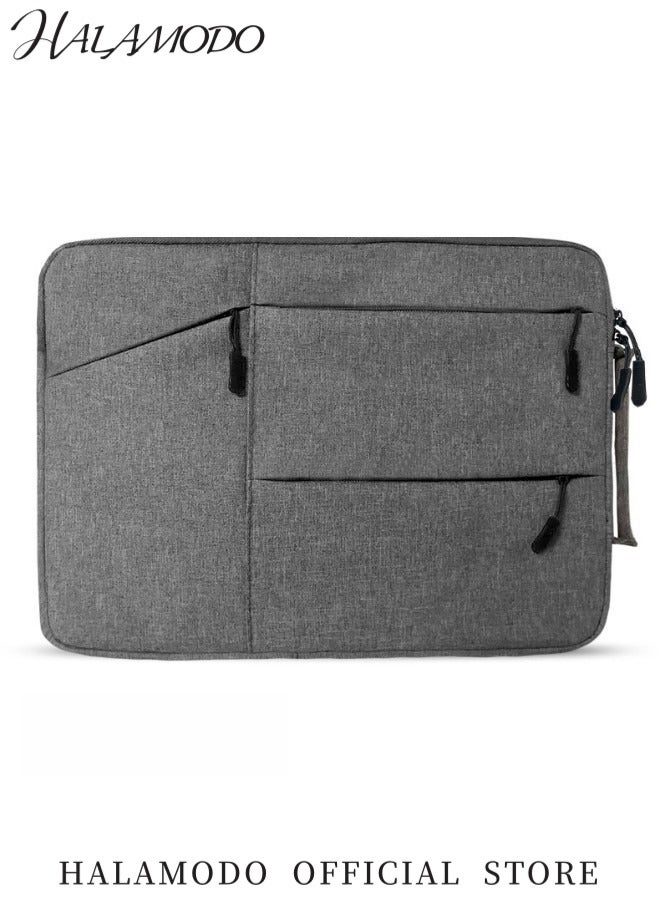 HALAMODO 14inch Laptop Case Computer Sleeve Water-Resistant Shockproof Laptop Carrying Bag for HP Lenovo Dell  ASUS Acer Chromebook 14 & HP Stream 14 & Dell XPS 15 & Inspiron 14 & Lenovo ideapad 14 - Image 2