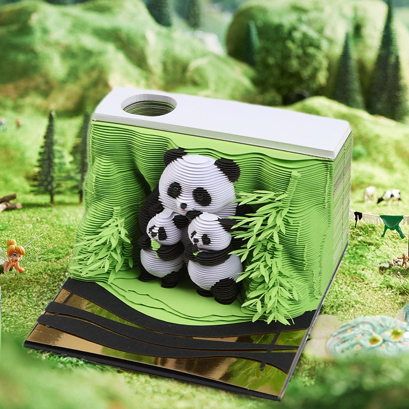 Harry Potter 3D Stereo Note Creative Paper Carving Hogwarts Hand-Tearable Calendar 2026 Year Of The Dragon Business Gift - Image 4