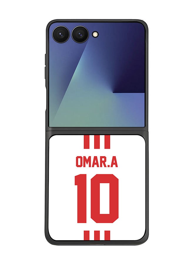 For Samsung Galaxy Z Flip7 Case,Slim fit Camera Protection, Shockproof Thin Phone cover  - Football - UAE,  Omar.A