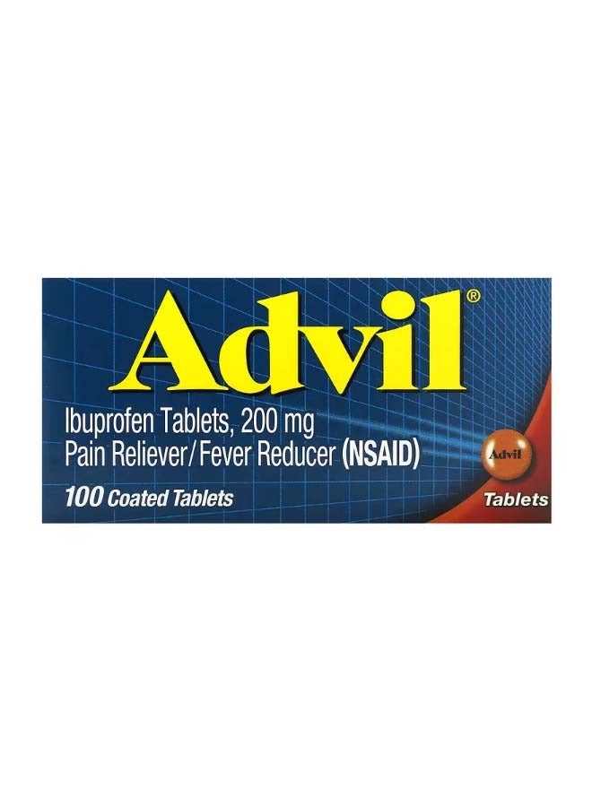 أدفيل Ibuprofen Tablets 200 mg  100 Coated Tablets - Image 1