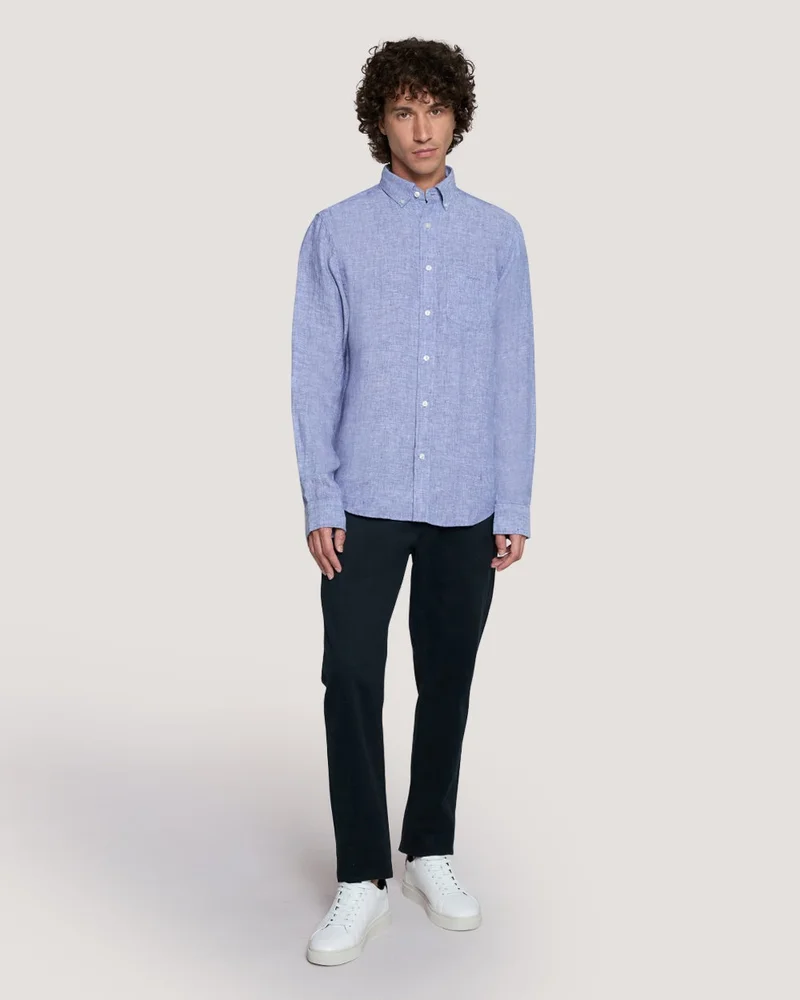 GANT  Gant Regular Fit Linen Shirt for Men | Best Price UAE