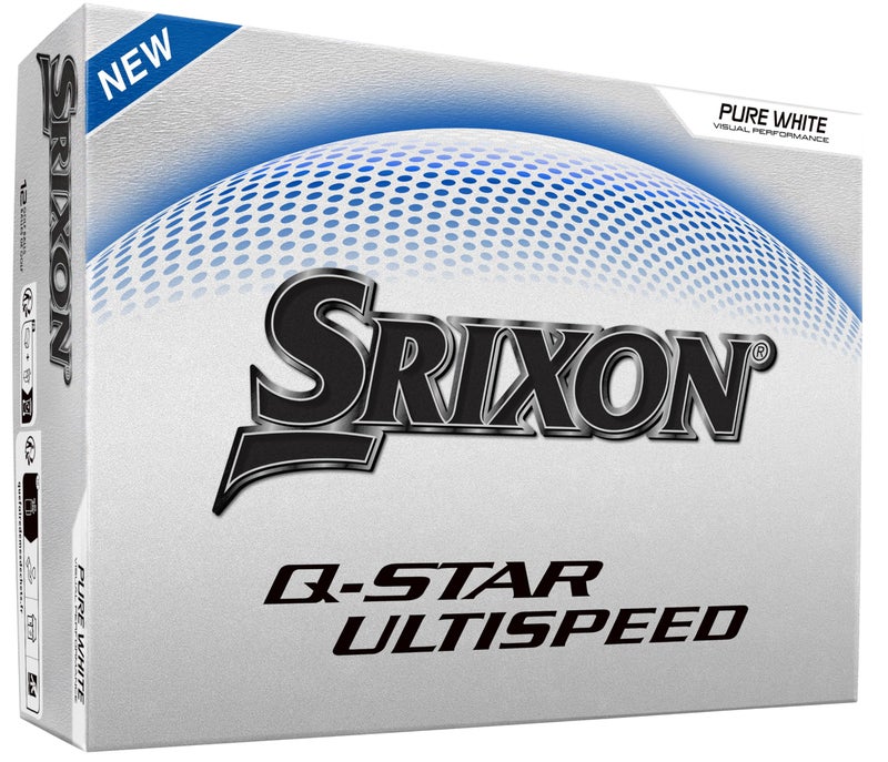 Srixon Q-Star Ultispeed Golf Balls, White - Image 1