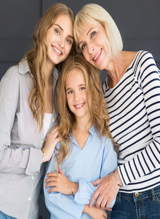 DESIMTION Mother Daughter Bracelets Set for 5 - Mom Gifts for Mother's Day from Daughter - Image 5