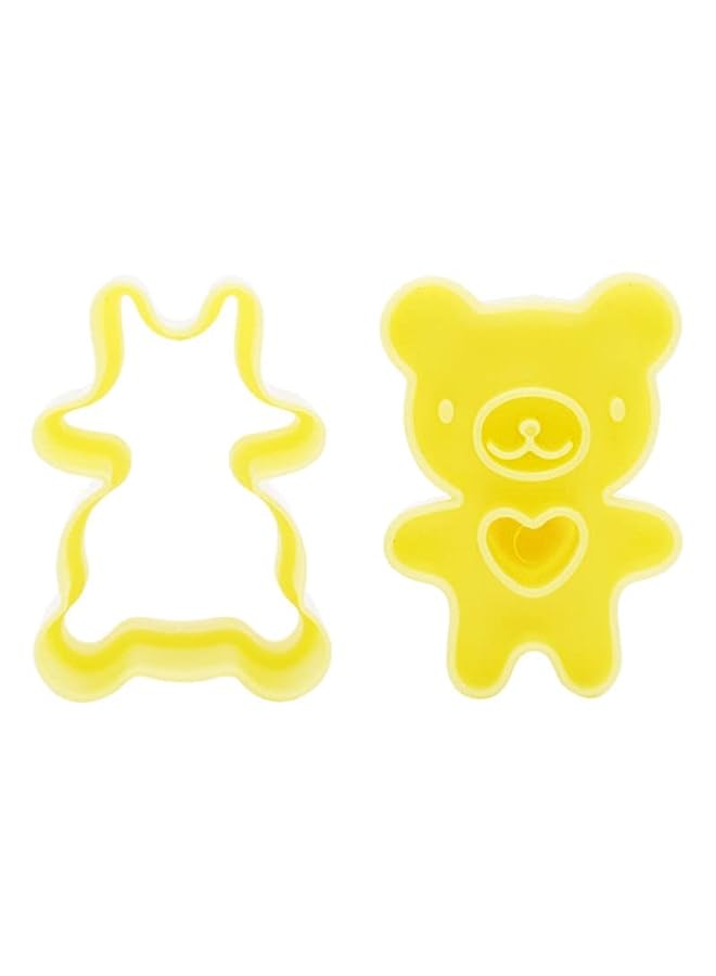 ECVV 3CPS Cute Mini Sandwich Cutters Shapes Set for Kids Plastic Bento Sandwich Cutters Molds, multicolor, SSZ284 - Image 3