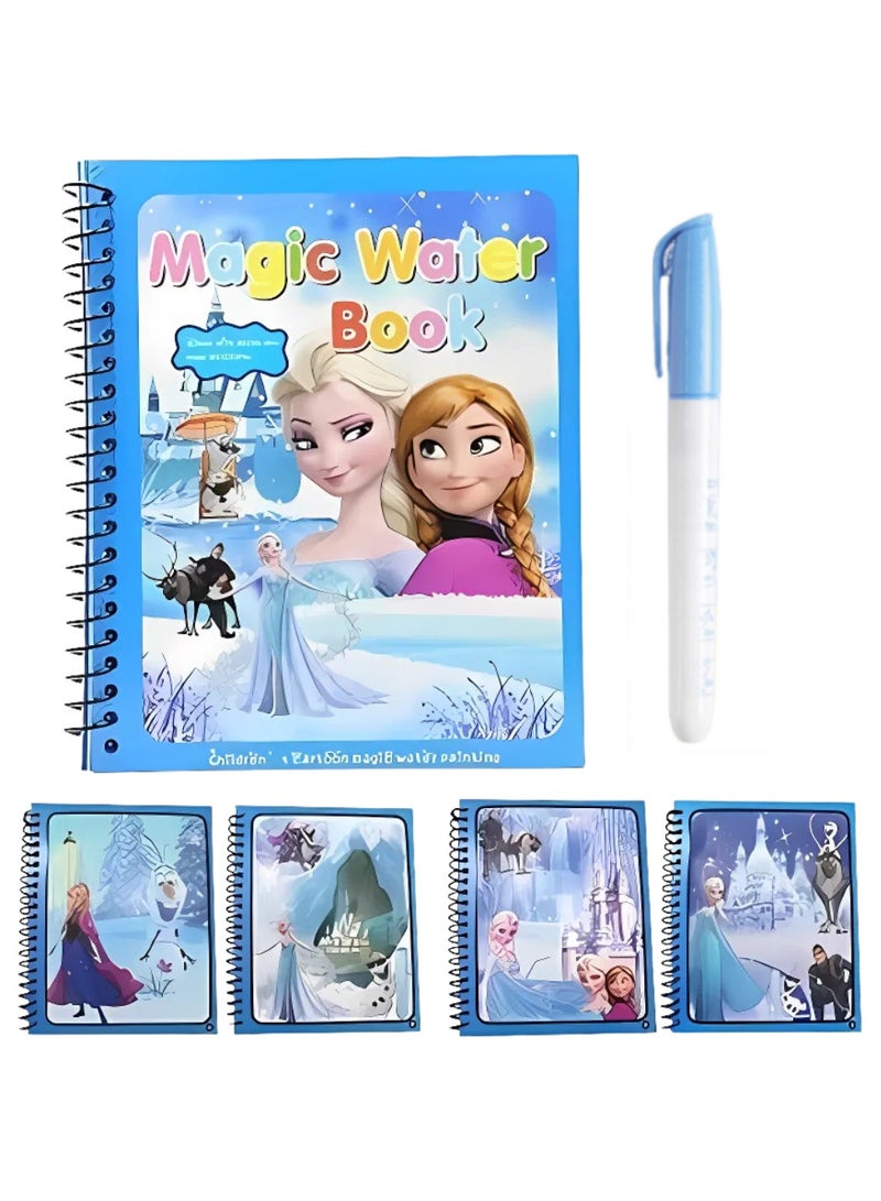Magic Water Coloring Book For Kids - Multi Color - Image 1