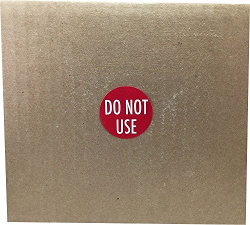 InStockLabels.com Red with White DO NOT USE Stickers 1.5 Inch Round Circle Dots 500 Adhesive Labels On A Roll for Safety Warnings Inventory Control Quality Hold Notices and Equipment Tagging Made in The USA - Image 3