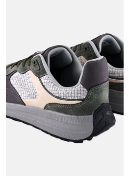 Algspar Men Lace Up Casual Sneakers, Grey  - Image 2