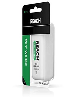 REACH Mint-Flavored Waxed Dental Floss For Oral Care & Removal Of Plaque & Food From Teeth & Gum Line, Accepted By The American Dental Association (Ada), Refreshing Mint Flavor, 200 Yd  - Image 2
