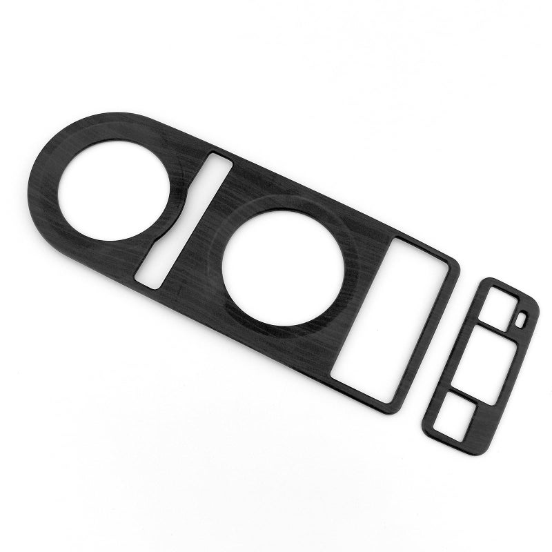 JUIVEEL ABS Central Gear Shift Panel Cover Center Control Cover Trim Car Interior Parts Compatible with Genesis GV70 20222024 Accessories Matte Wood Grain Style