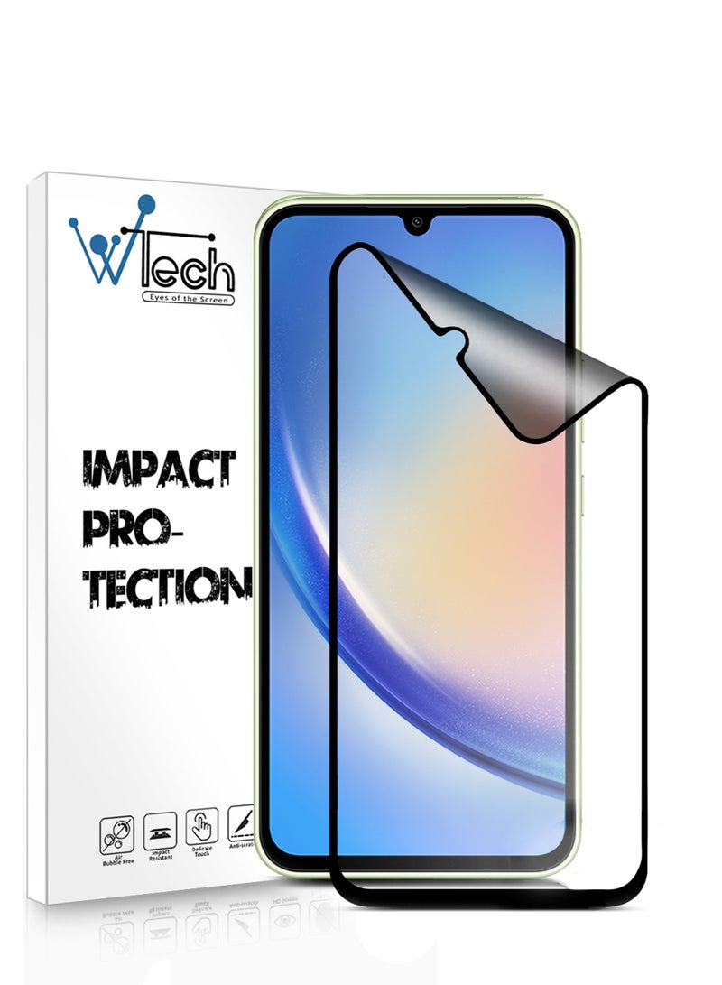 دبليو تيك واقي شاشة مرن مطفأ اللمعة بالكامل من السيراميك النانو سيراميك لهاتف Samsung Galaxy A34 5G 2023 شفاف - Image 1