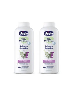 Chicco Baby Moments Talcum Powder Set - 300G X 2 Packs  - Image 1