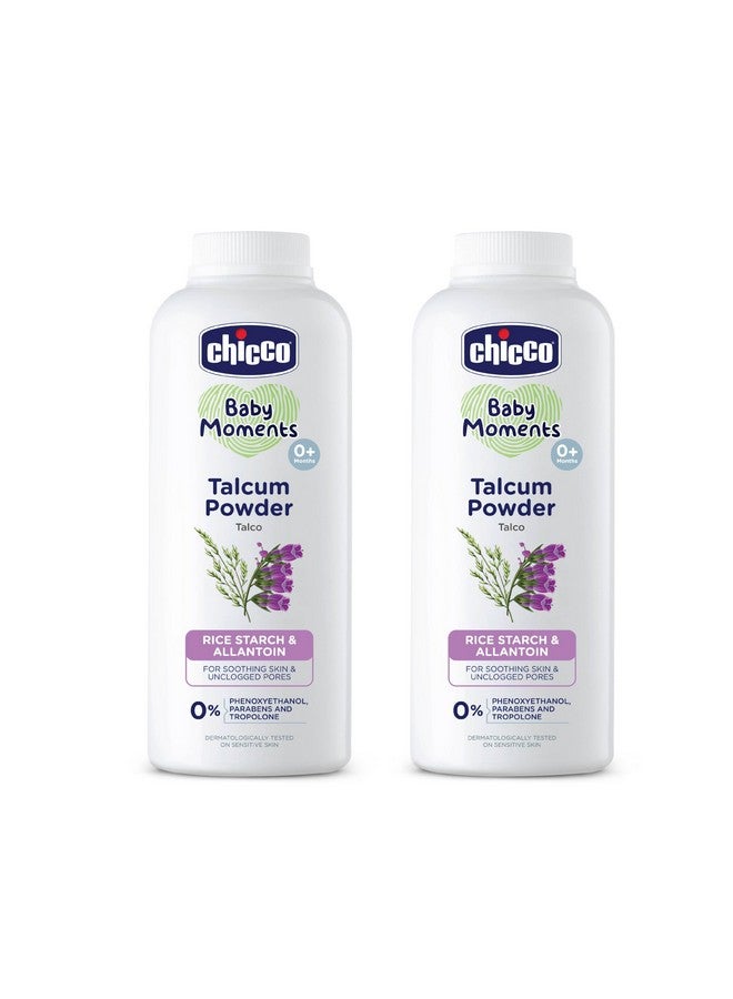 Chicco Baby Moments Talcum Powder Set - 300G X 2 Packs  - Image 1