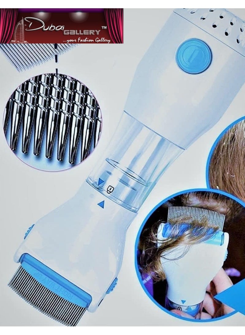 DubaiGallery - Electric Lice Comb-Head Vacuum Lice comb Electric Capture Pet Filter Lice Treatment - Image 1
