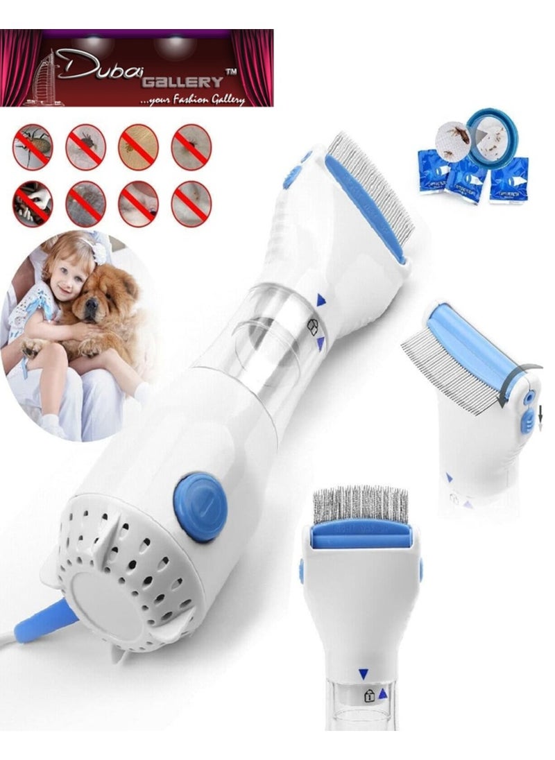DubaiGallery - Electric Lice Comb-Head Vacuum Lice comb Electric Capture Pet Filter Lice Treatment - Image 1