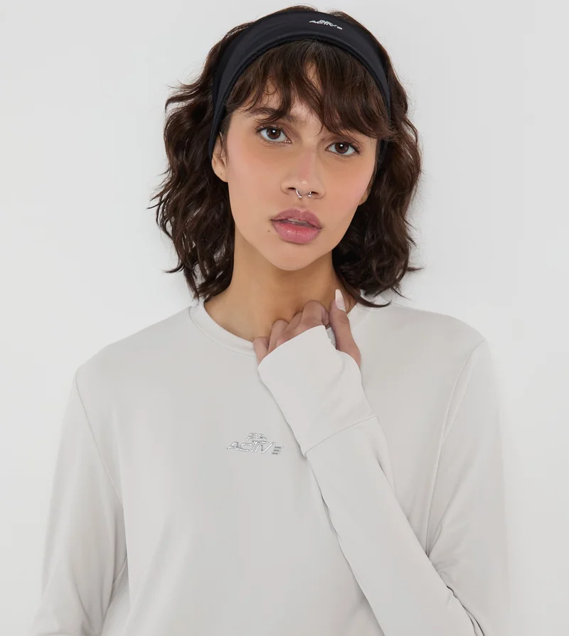 إف5 تيشيرت نسائي بأكمام طويلة  اكتيف