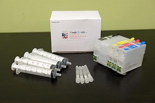INKXPRO Ink Refill kit (T252 cartridges) for Workforce WF-3620 WF-3640 WF-7620 WF-7610 WF-7110 (Empty refillable Cartridges) - Image 2