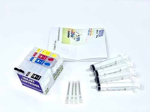 INKXPRO Ink Refill kit (T252 cartridges) for Workforce WF-3620 WF-3640 WF-7620 WF-7610 WF-7110 (Empty refillable Cartridges) - Image 1