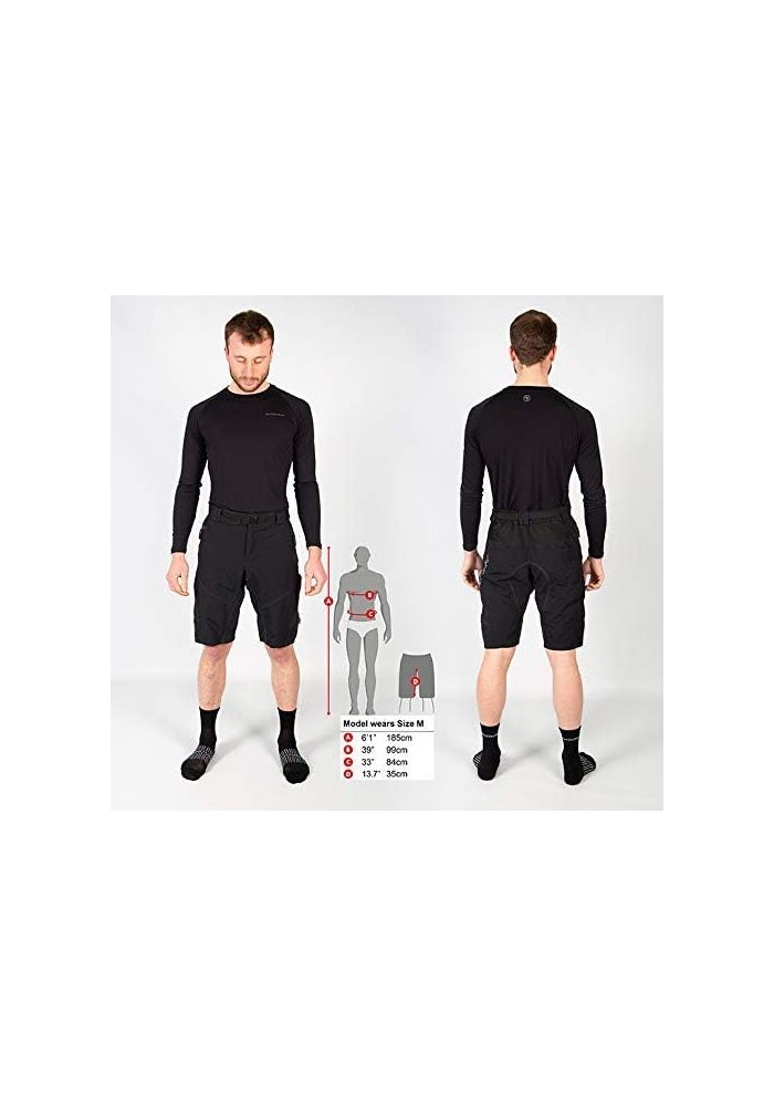 Endura Men's Hummvee Shorts - Durable Cycling Shorts with Removable Liner - Image 3