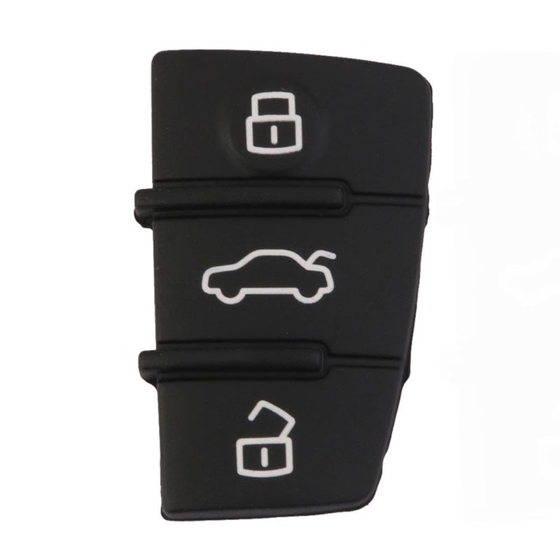 Remote Control Key Fob Cover Case for Audi A3 A4 A6 A8 Models 1996 to 2011 Black - Image 2