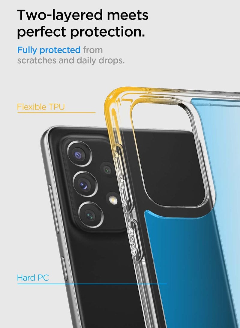 Spigen Ultra Hybrid Case Cover for Samsung Galaxy A53 5G (2022) - Crystal Clear - Image 3