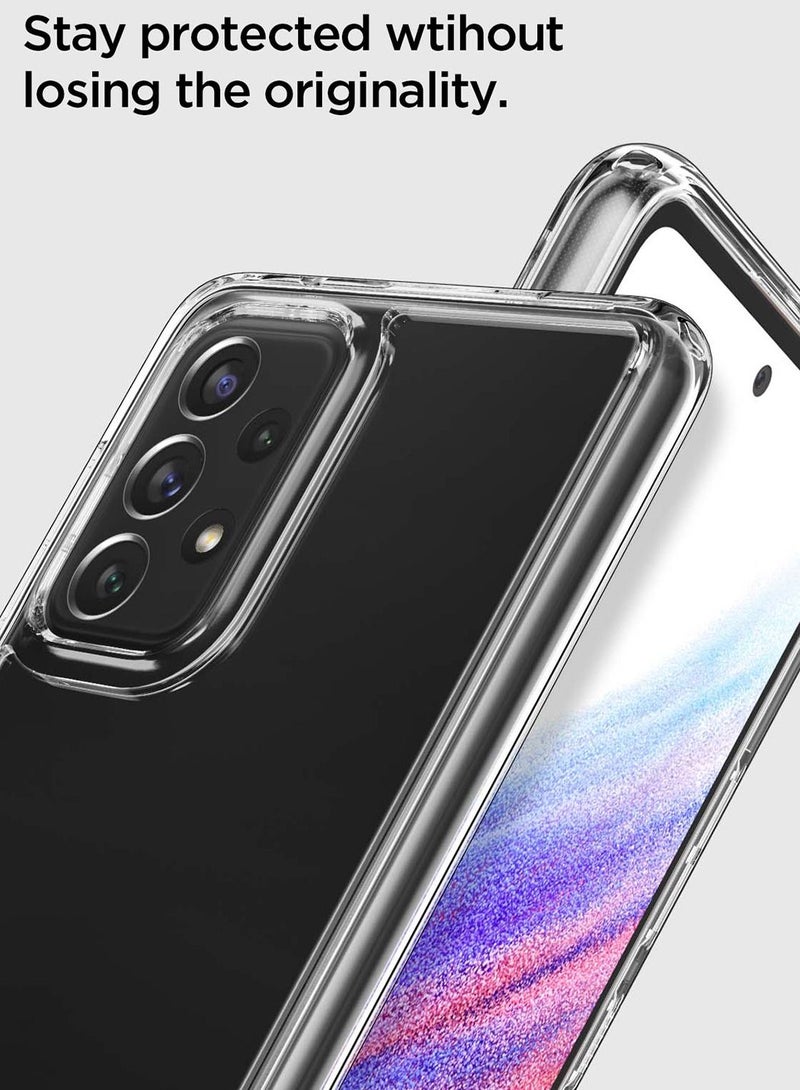 Spigen Ultra Hybrid Case Cover for Samsung Galaxy A53 5G (2022) - Crystal Clear - Image 2