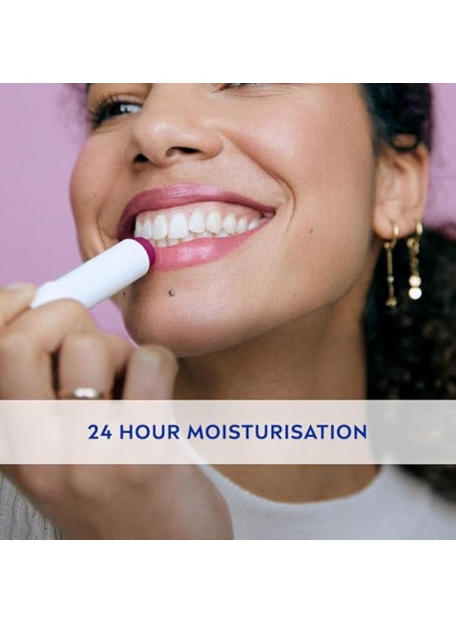 نيفيا مرطب شفاه نيفيا، بنكهة التوت الفاكهي اللامع، 4.8 غرام، بنفسجي - Image 4