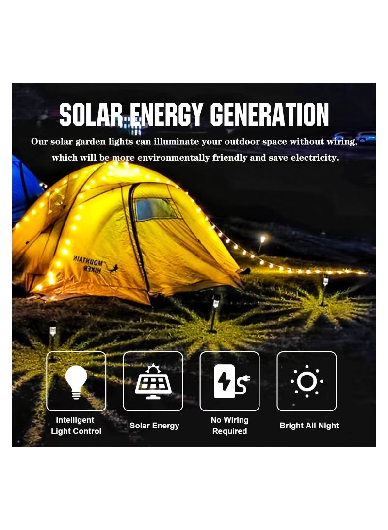 Generic 10 Pack Solar Outdoor Lights - Ultra Bright Cold White Pathway & Landscape Lighting for Yard, Garden, Patio & Lawn - Eco-Friendly Solar Powered Design for Effortless Outdoor Illumination  - Image 4