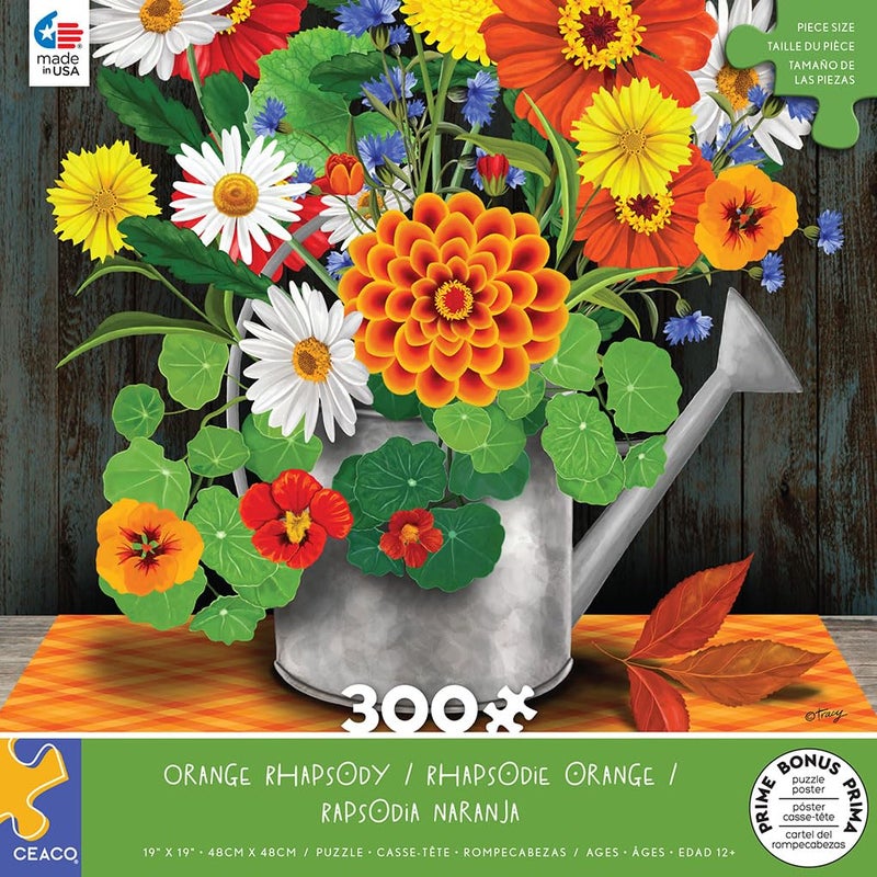 Ceaco - Orange Rhapsody - 300 Piece Jigsaw Puzzle - Image 2