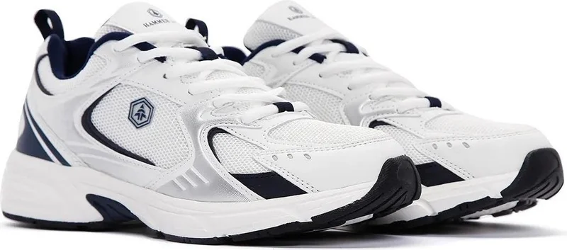 هامر جاك Songa White Navy Unisex 530 Mod Sneaker Sports Shoes 23144 V2