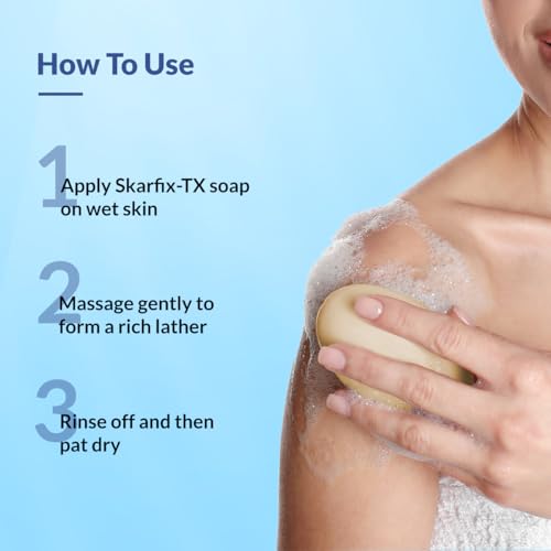Fixderma Skarfix -TX 1% Kojic Acid Soap for Skin Whitening with Tranexamic Acid | Glutathione for Pigmentation | Skin Whitening Soap for Women & Men - 75gm - Image 5