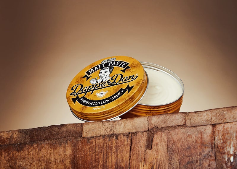 Dapper Dan Matt Paste, High Hold Low Shine Hair Paste for Men, Versatile Hair Product with Flexible Hold for All Styles, Vintage Cologne Fragrance, 2 x 100ml - Image 5