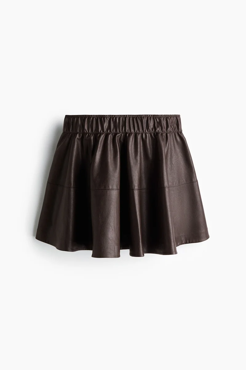 H&M Flared coated skirt