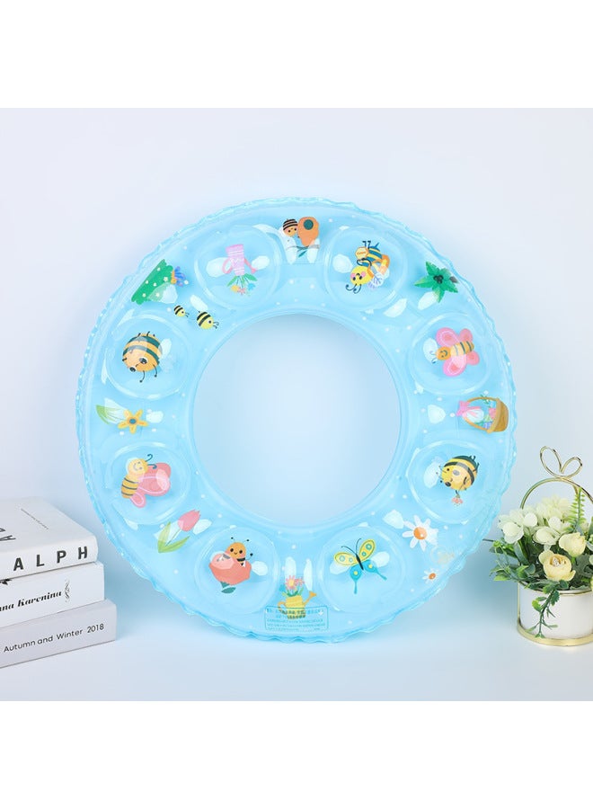 general Children's Armpit Swimming Ring Thickened Double Crystal Ring Water Inflatable Toy Swimming Pool Children's Swimming Ring Wholesale-Outer Diameter After Inflation:73*26#80-Inside Diameter After Infl - Image 1