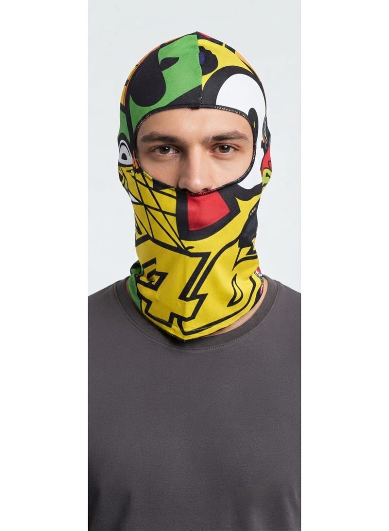Imported, ultra-lightweight full-face and neck mask for men and women suitable for motorcycling and outdoor cycling. - Image 1