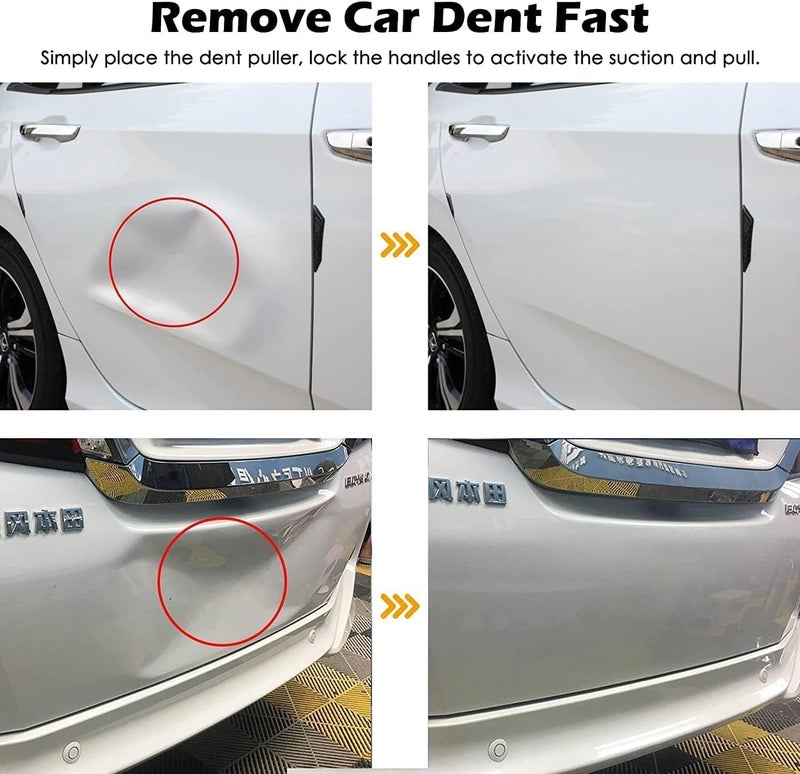 Portible Car Dent Remover Puller Handle Lifter, Aluminum Single Cup Suction Lifter, Dent Repair Puller for Car Body Dent, Glass, Tiles and Mirror, car Accessories - Multicolor - Image 2