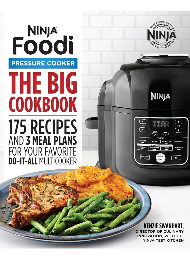 The Official Big Ninja Foodi Pressure Cooker Cookbook: 175 Recipes and 3 Meal Plans for Your Favorite Do-It-All Multicooker (Ninja Cookbooks)  - Image 1