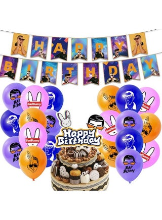 Bunny Party Decorations,Bunny Birthday Decorations Set With A Happy Birthday Banner,Bunny Cake Topper,Bunny Balloons For Bunny Party Supplies - pzsku/Z592598C01E9AA8D02B41Z/45/_/1680516308/31c1a30c-2bbb-4451-a113-95513d6dc624