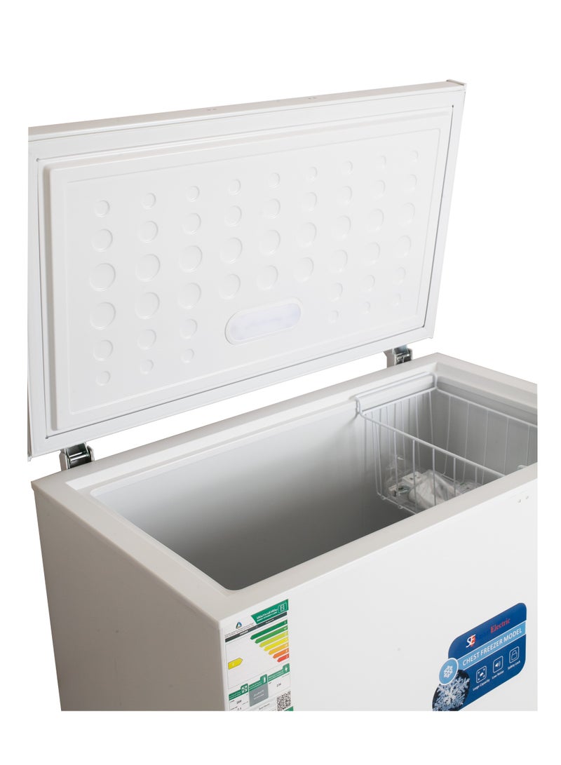 سمارت اليكتريك فريزر كهربائي ذكي بسعة 200 لتر، تبريد هواء، سهل النقل، إضاءة LED، مفتاح قفل - Image 4