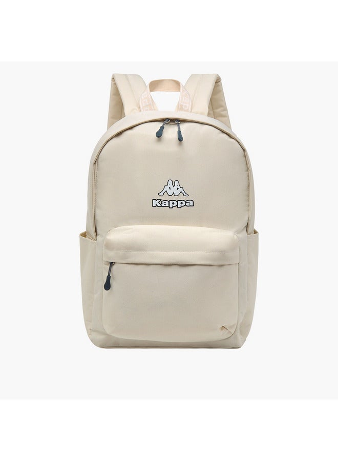 Kappa Girls Logo Print School Backpack with Zip Closure and Adjustable Strap - 29x15x42 cm - Image 1