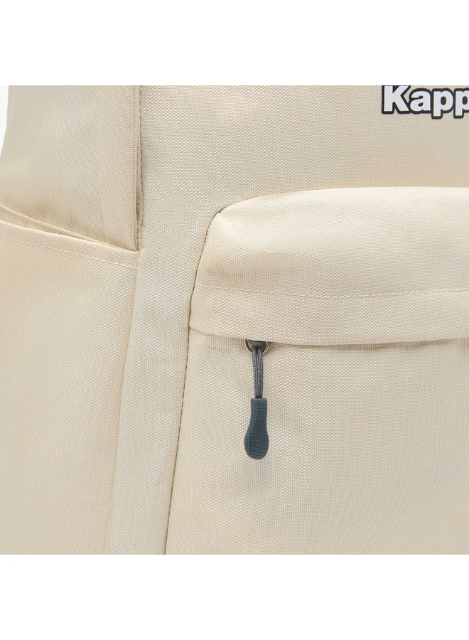 Kappa Girls Logo Print School Backpack with Zip Closure and Adjustable Strap - 29x15x42 cm